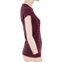 SENSOR MERINO AIR women's T-shirt kr.sleeve port red Size:
