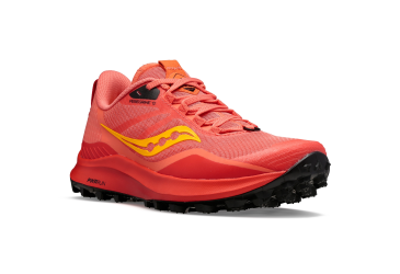 saucony S10737-32 PEREGRINE 12 CORAL/REDROCK shoes