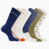 merrell socks MEA33694C6B2 NVAST RECYCLED CUSHION CREW (6 packs) navy assorted