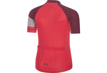 GORE C5 Women Jersey-hibiscus pink/chestnut red