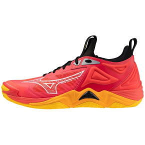 MIZUNO WAVE MOMENTUM 3 / Radiant Red/White/Carrot Curl / 39.0/6.