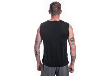 SENSOR MERINO AIR SUMMIT men's sleeveless shirt black Size: