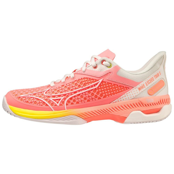 MIZUNO WAVE EXCEED TOUR 5AC / CCoral/Swhite/Neonflame /