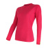 SENSOR MERINO ACTIVE women's T-shirt long.magenta sleeve Size: