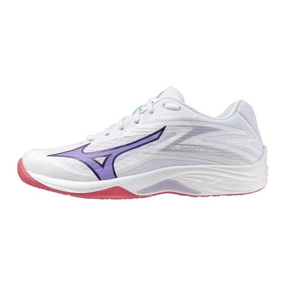 MIZUNO LIGHTNING STAR Z7 Jr(C) / White/VioletIndigo/CamelliaRos