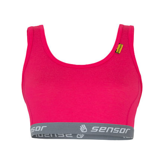 SENSOR MERINO ACTIVE women's bra magenta Size: