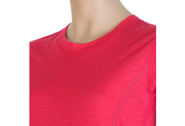 SENSOR MERINO ACTIVE women's T-shirt kr.magenta sleeve Size:
