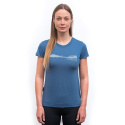 SENSOR MERINO AIR HILLS women's T-shirt kr.sleeve riviera blue Size: