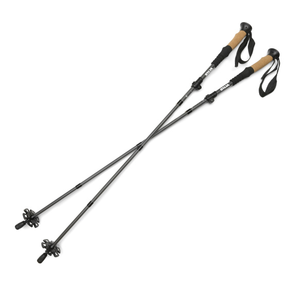 SILVA Trekking Aluminum Z-fold Poles grey