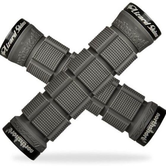 LIZARD SKINS grips Dual-Clamp Lock-On Northshore Graphite