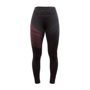 FT WOMEN'S CROSS POINT PANTS TRUE BLACK/PORT RED Size: M