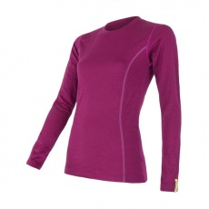 SENSOR MERINO ACTIVE women's T-shirt long.lilla sleeve Size: