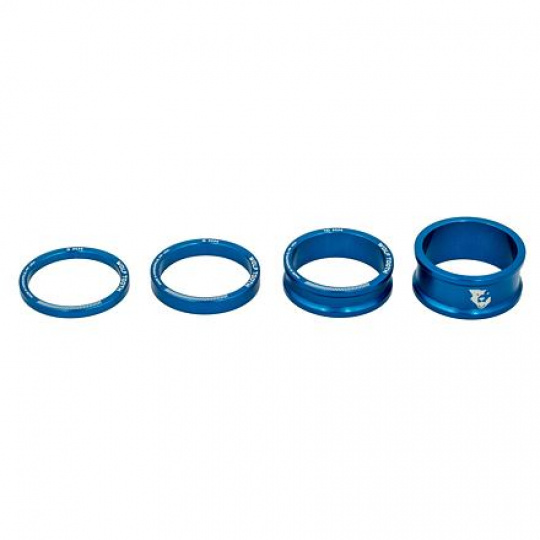 WOLF TOOTH washer set 3,5,10,15mm blue