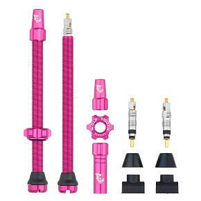 WOLF TOOTH ventilky Tubeless Valve Stem Kit 80mm růžová
