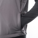 SENSOR COOLMAX THERMO men's sweatshirt celozip steel gray/black Size: