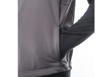 SENSOR COOLMAX THERMO men's sweatshirt celozip steel gray/black Size: