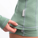 SENSOR MERINO DF women's long-sleeve shirtsleeve basil green size