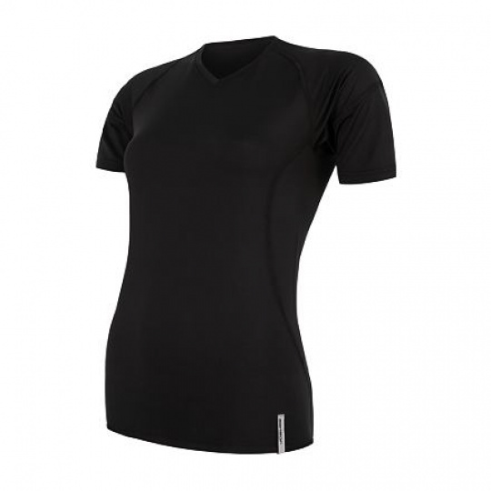 SENSOR COOLMAX TECH women's T-shirt kr.sleeve black Size:
