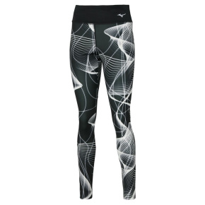 MIZUNO Printed Tights / Black / MIZUNO Printed Tights / Black /