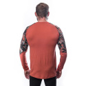 SENSOR MERINO IMPRESS men's shirt long.sleeve terracotta/rush Size: