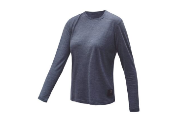 SENSOR MERINO LITE women's long-sleeve shirtsleeve mottled blue size