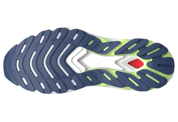 MIZUNO WAVE SKYRISE 5 / Pristine/Vibrant Orange/MIZUNO Neo Lime /