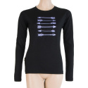 SENSOR MERINO ACTIVE PT ARROWS women's T-shirt long.sleeve black Size: