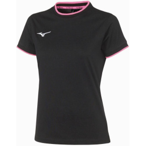 MIZUNO Wom Mizuno Tee/Black/Pink Fluo