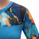 SENSOR MERINO IMPRESS women's long-sleeve shirtsleeve blue/universe size