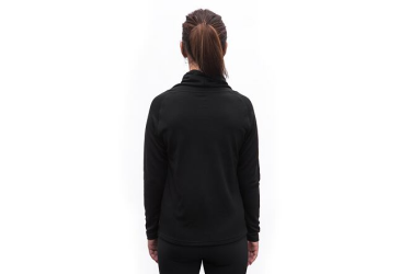 SENSOR MERINO BLEND women's long-sleeve shirtsleeve turtleneck black size
