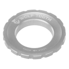 WOLF TOOTH nut Centerlock Rotor raw silver