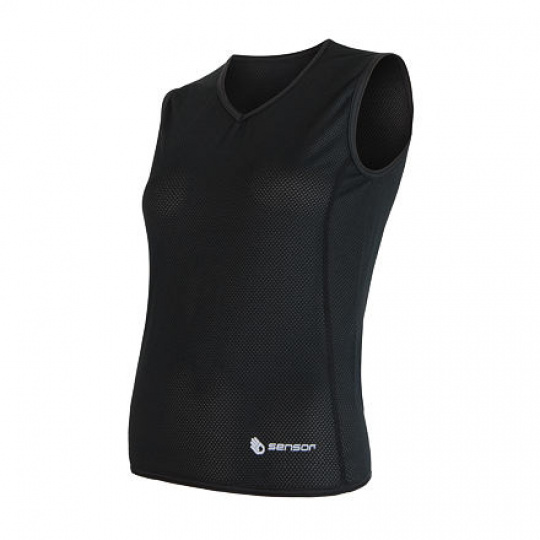 SENSOR COOLMAX AIR women's sleeveless shirt black Size: