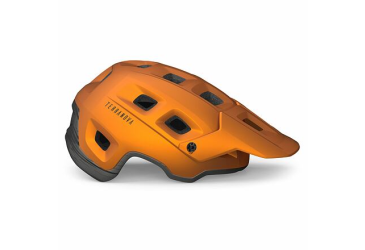 MET helmet TERRANOVA orange titanium metallic -58/61