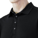 SENSOR MERINO ACTIVE POLO men's shirt kr.sleeve black Size: