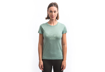 SENSOR MERINO AIR SAY YES women's short-sleeve shirt.sleeve basil green size