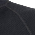 SENSOR MERINO DF men's shirt long.sleeve zipper black Size: