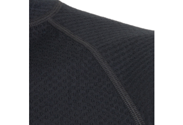 SENSOR MERINO DF men's shirt long.sleeve zipper black Size: