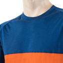 SENSOR MERINO AIR PT men's shirt kr.sleeve blue/orange Size: