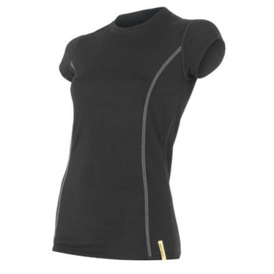 SENSOR MERINO ACTIVE women's T-shirt kr.sleeve black Size: