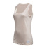SENSOR MERINO LITE women's sleeveless shirt mottled beige size