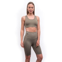 SENSOR INFINITY ECO women's leggings biker shorts stone grey Size: