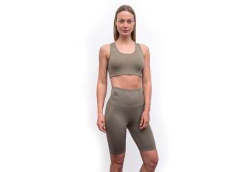 SENSOR INFINITY ECO women's leggings biker shorts stone grey Size: