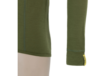 SENSOR MERINO ACTIVE men's shirt long.sleeve safari green Size: