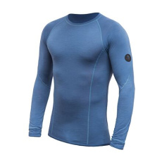 SENSOR MERINO AIR men's shirt long.riviera blue sleeve Size: L
