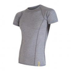 SENSOR MERINO ACTIVE men's shirt kr.sleeve of St.grey Size: