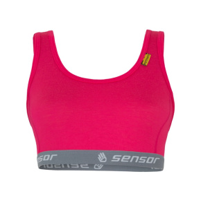 SENSOR MERINO ACTIVE women's bra magenta Size: