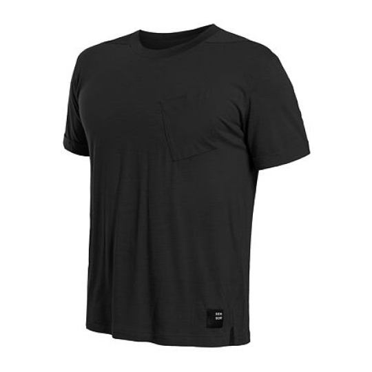 SENSOR MERINO AIR traveller men's t-shirt kr.sleeve black Size: