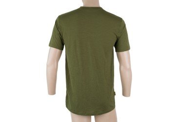 SENSOR MERINO ACTIVE PT TRACK men's shirt kr.sleeve safari green Size: