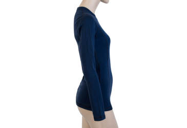 SENSOR MERINO DF women's shirt long.sleeve deep blue Size: