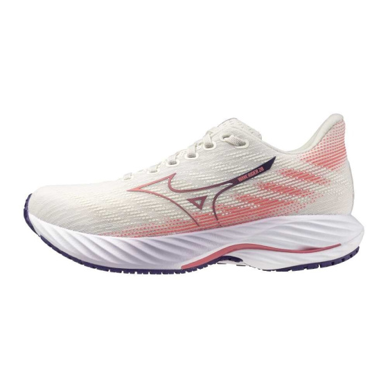 MIZUNO WAVE RIDER 28(W) / MIZSnowWhite/CamelliaRose/VinI /